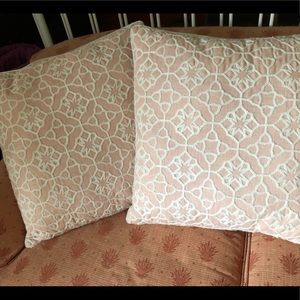 Pink pillows